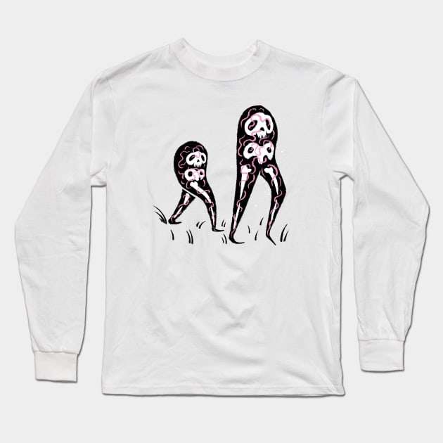 Weird Creatures Long Sleeve T-Shirt by LoudMouthThreads